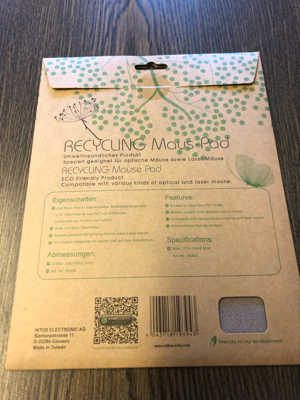 Inline Recycling Mouse pad