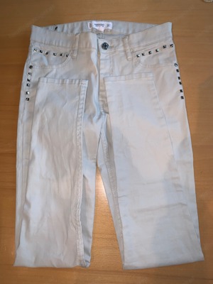 Weiße Hose Gr. M - ODER hellgraue Jeans Mango Gr. 36 Bild 7