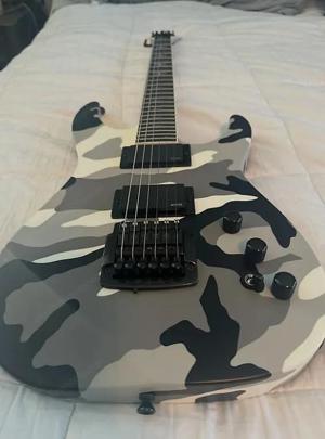 ESP Jeff Hanneman urban camo mint guitar