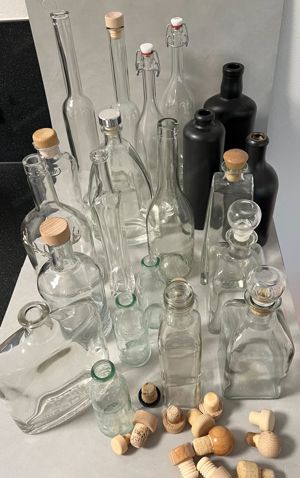 Flaschen - Konvolut von leeren Flaschen 23 Stück