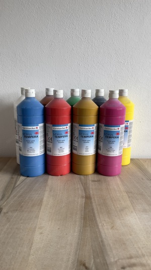 Gerstaecker Tempera Farben 9 Stück 