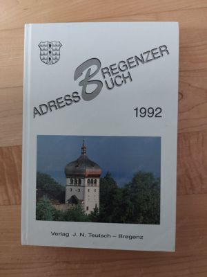 Bregenzer Adressbuch 1992