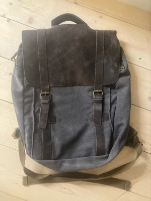 Rucksack, Tasche, Leder, Laptoptasche Bild 2