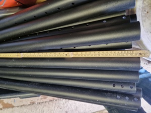 Stahlrohre 40dm 80cm lang schwarz bzw. 32dm Bild 5