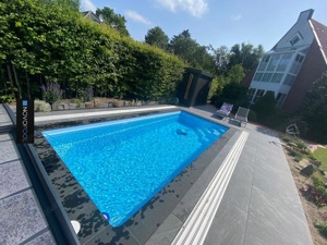 gfk Schwimmbecken 7m Skiatos Premium Pool technik Einbaubecken Bild 1