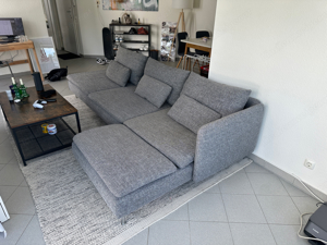 Couch Sofa grau