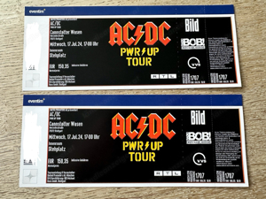 2 Stk. AC DC Konzertkarten Stuttgart 17.07.24