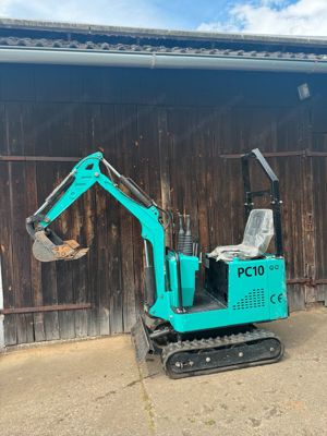 Minibagger 1Tonne Pc10 mit 2 schaufeln Bild 1