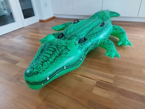 Schwimmtier Krokodil 2m lang