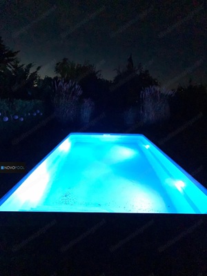 Polypropylen 8m Infinity Pool Einbaubecken Gartenschwimmbecken Bild 3