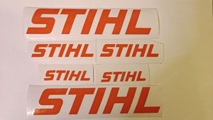 Aufkleber STIHL Decals Sticker Set 6er