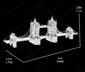 geschenk 3d bastel model aus metal Bild 4