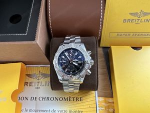 Breitling Super Avenger mit Diamant Brillanten Lünette Herrenuhr Bild 2