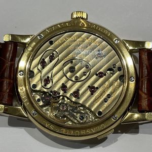 Lange & Söhne Lange 1 Originalband 750er Gold D=38,5mm Saphirglas,53 Rubine 98g Bild 8
