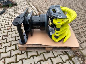 Lasco LA1700 Festanbau Holzgreifer Greifer Holzzange Bagger MS10 Bild 6