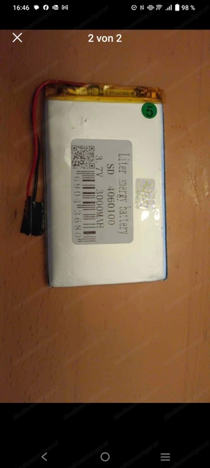 Polymer Akku 3,7V 3000 mAh