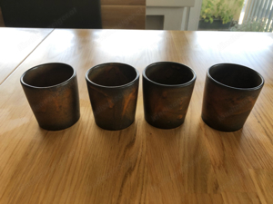 Vintage: 4 Becher aus Keramik