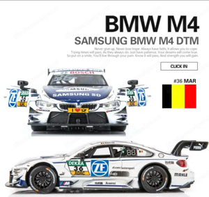 1:32 BMW M4 DTM Samsung NR 36