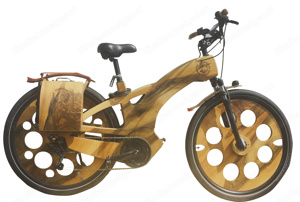 E- bike Holz.