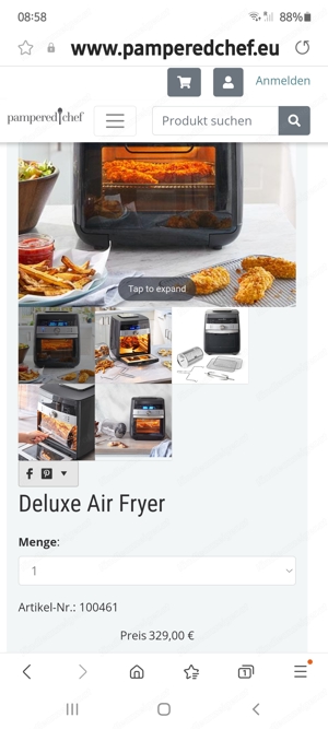 Verkaufe meinen nigelnagel neuen Air Fryer von Pampered Bild 2