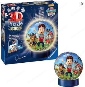 Puzzle 3D Ravensburger Nachtlicht Puzzle-Ball Paw Patrol