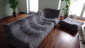 Togo Lignet Roset Alcantara 4teilig  Bild 4