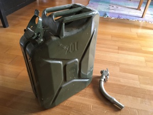 benzinkanister military 20 liter, metall