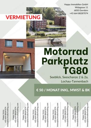 Motorrad TG Parkplatz in Bregenz direkt am See!