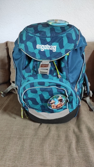 Egobag-Schultasche mit Regenschutz und Rucksack