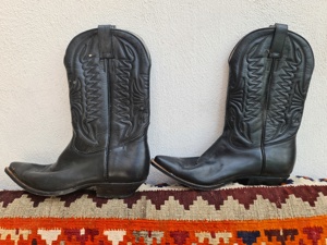 Westernstiefel, Gr. 45, schwarz Bild 3