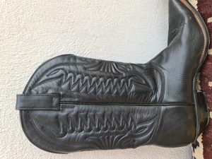 Westernstiefel, Gr. 45, schwarz Bild 2