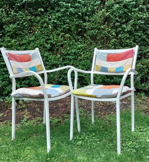 Gartenstühle Sessel aus Metall