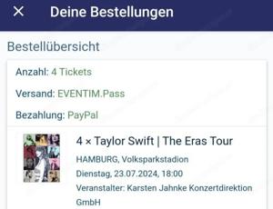 Taylor Swift 2 Stehplätze Hamburg 23.07