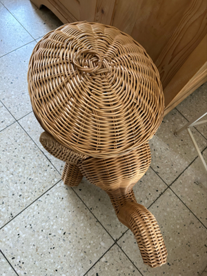 ELEFANT - Korbgeflecht  Rattan  Aufbewahrungsbox Bild 7