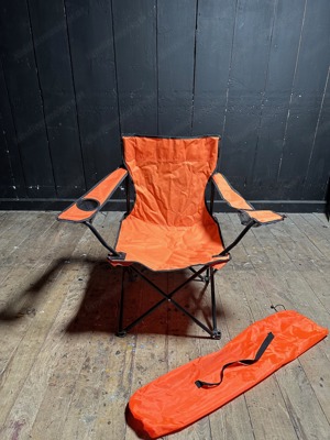 Camping Stuhl für Kinder, Orange