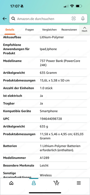 Anker 737 Powerbank (PowerCore 24K) Bild 4