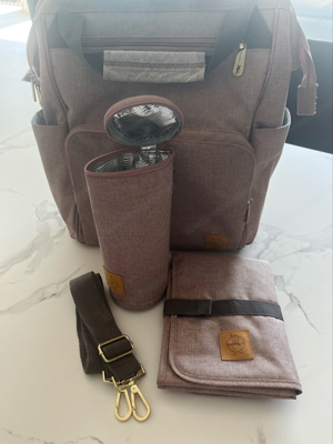 Lässig Wickelrucksack glam goldie