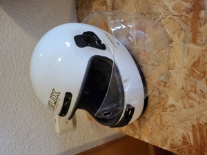 Helm, weiß, für Roller oder Moped
