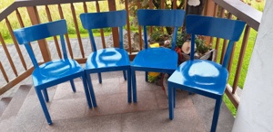 4 Stk Sessel blau gratis