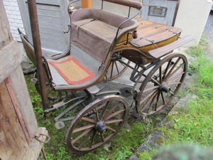 Historische Kutsche Einspänner Sport-Break Pferde-Wagen Bild 2