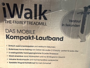 iWalk Laufband mit Computer Fitness Training Bild 5