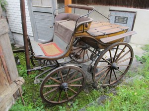  Historische Kutsche Einspänner Sport-Break Pferde-Wagen Bild 2