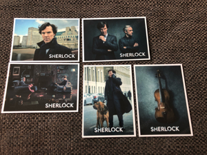 Für Sherlock Fans: 5 Postkarten