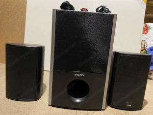 Canton Stereo Lautsprecher + Sony Subwoofer + Verstärker m. BT + Kabel