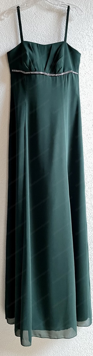 Abendkleid, dunkelgrün, Gr. 34