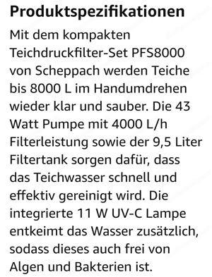 Teichdruckfilter zu verkaufen 