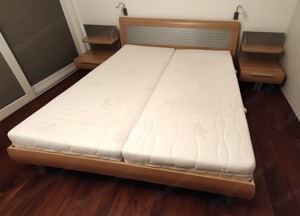 Bett zu verschenken - Doppelbett Übergröße 240x200