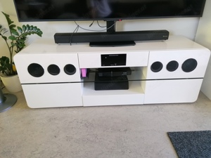 TV Lowboard mit LED Multimedia Speaker Cabinet