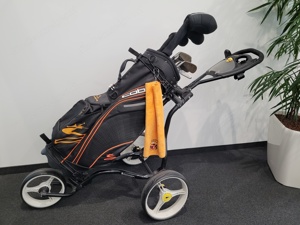 Golf Komplettset Rechtshand Herren +Standbag +Trolley 3-Rad