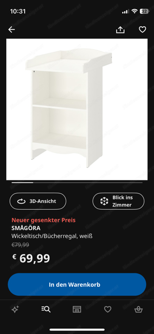 wickelkommode IKEA EUR 25,-